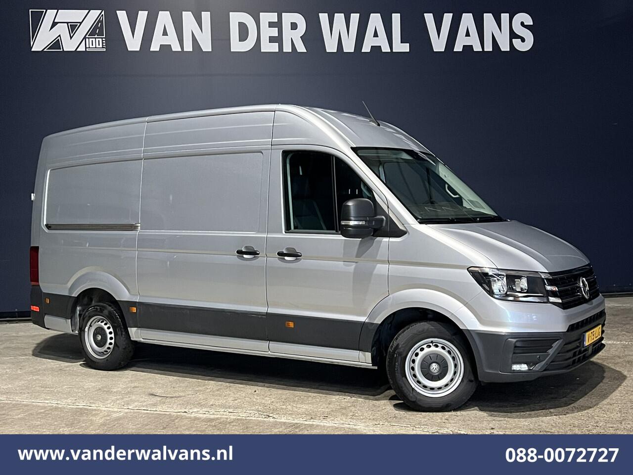 Volkswagen CRAFTER 2.0 TDI 141pk L3H3 L2H2 Euro6 Airco | Camera | Apple Carplay | Android Auto Parkeersensoren, Bijrijdersbank, 3000kg trekvermogen, zilver