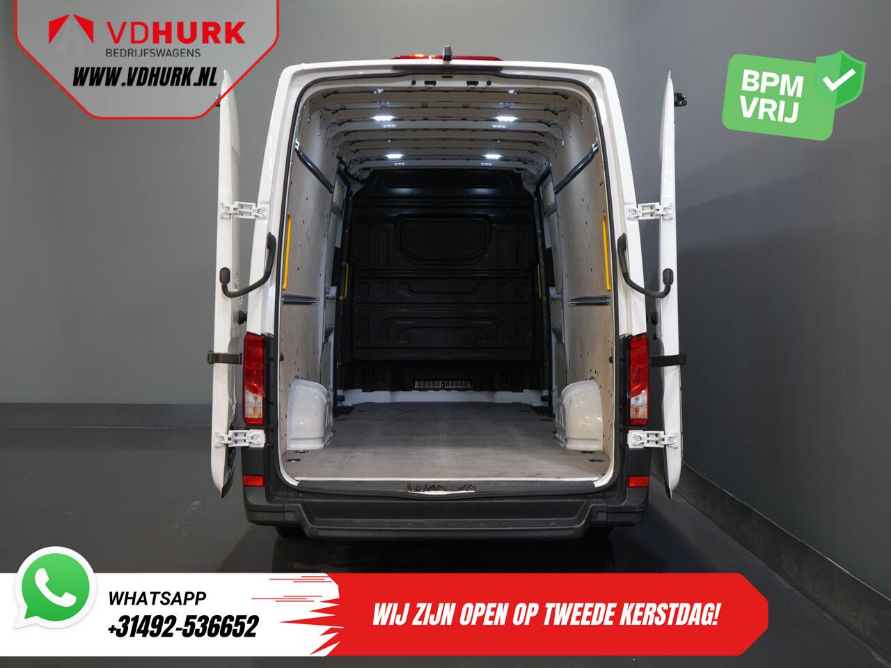 Volkswagen CRAFTER 35 2.0 TDI 140 pk L5H3 BPM VRIJ! 2x Schuifdeuren/ 270 Gr.Deuren/ Carplay/ Camera/ Airco