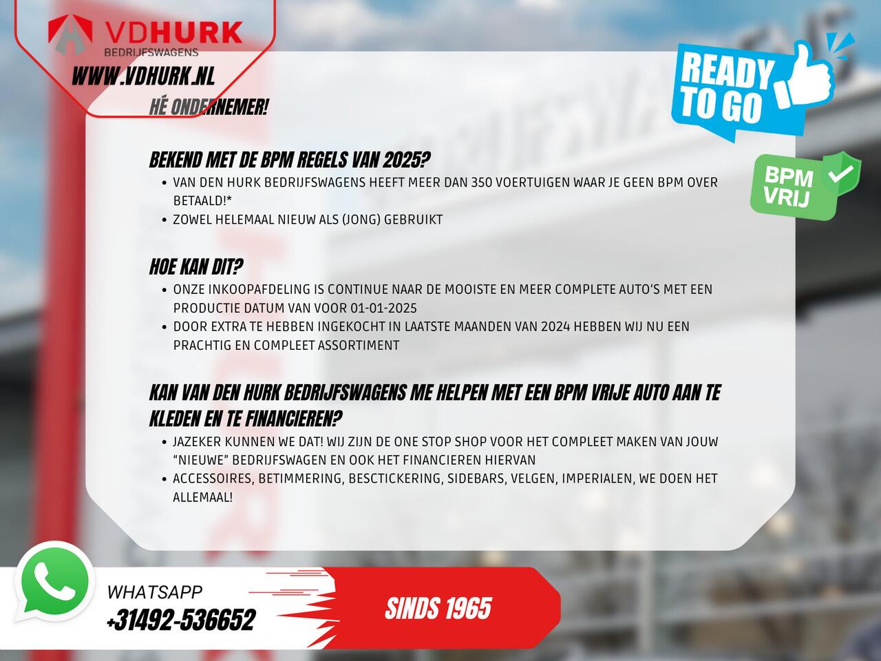 Volkswagen CRAFTER 35 2.0 TDI 140 pk DSG Aut. L3H3 BPM VRIJ/ LED/ Virtual Cockpit/ Camera/ Cruise/ Carplay/ Gev.Stoel