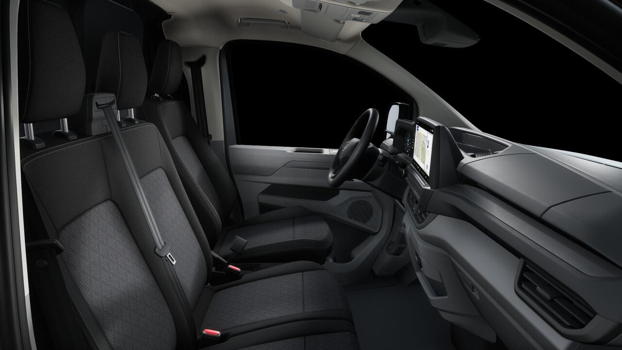 Volkswagen E-Transporter Bedrijfswagens Bestelwagen L1 218pk 64kWh Elektrische aandrijving | Bijrijdersbank | Trekhaak, vast | Navigatiesysteem 13" met draadloos App-Connect | Achterdeuren zonder ruit |