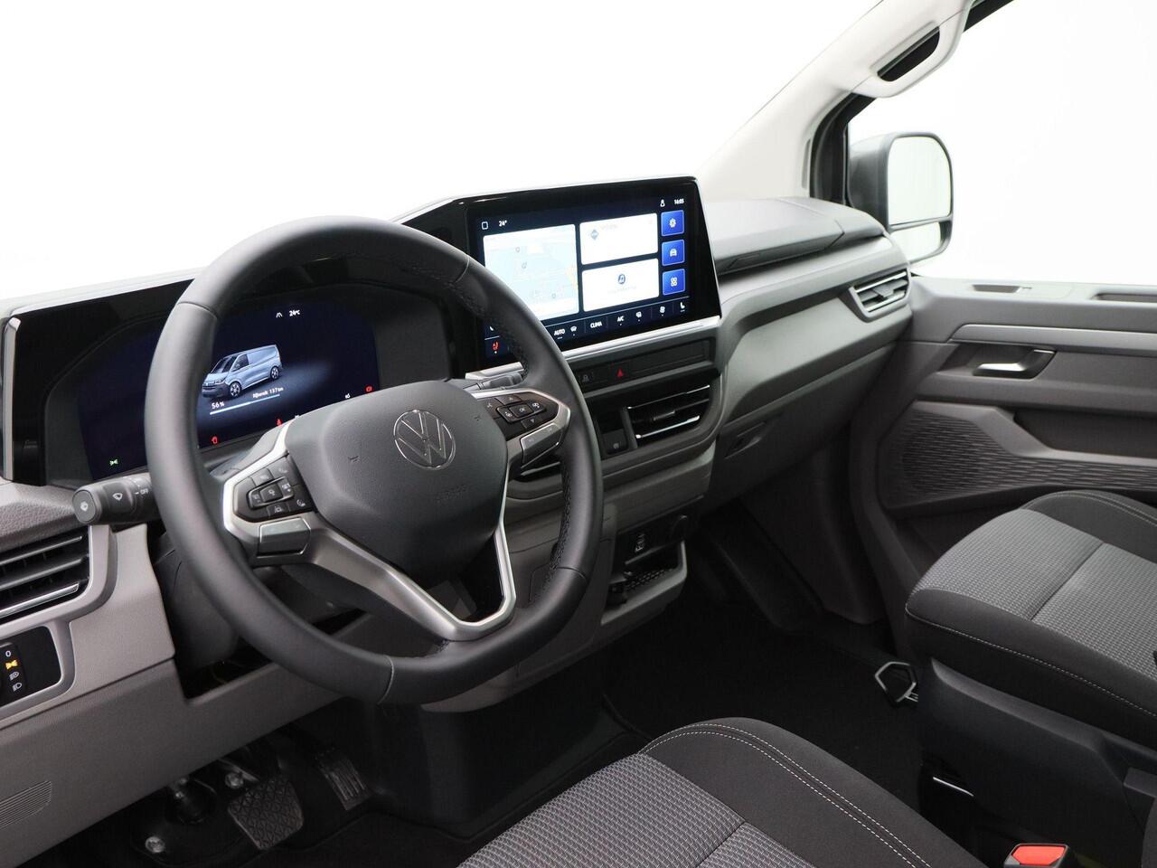 Volkswagen E-Transporter Bedrijfswagens Style Intro L2 286 pk | 19" LM | Side Bar | Trekhaak | Camera | Stoelverwarming | Voorruit Verwarming | Carplay | Dodehoek Detectie | Schuifdeur Rechts |