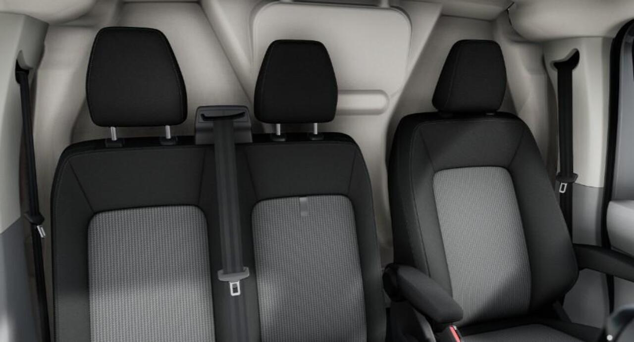 Volkswagen E-Transporter Bedrijfswagens Style L2 218pk 64kWh Elektrische aandrijving | Schuifdeur rechts, met elektrische sluithulp | Navigatiesysteem 13" met draadloos App-Connect | IQ.LIGHT - LED matrix koplampen | Geavanceerde grootlichtregeling (Dynamic Light Assist) |