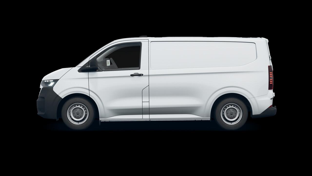 Volkswagen E-Transporter Bedrijfswagens Bestelwagen L1 218pk 64kWh Elektrische aandrijving | Bijrijdersbank | Trekhaak, vast | Navigatiesysteem 13" met draadloos App-Connect | Achterdeuren zonder ruit |