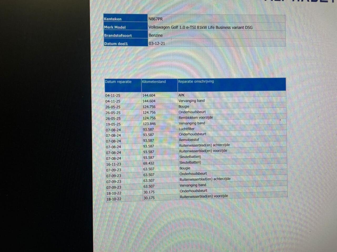 Volkswagen GOLF Variant 1.0 eTSI Life Business Automaat - Carplay, Navi, Cruise, Trekhaak, Stoelverw.