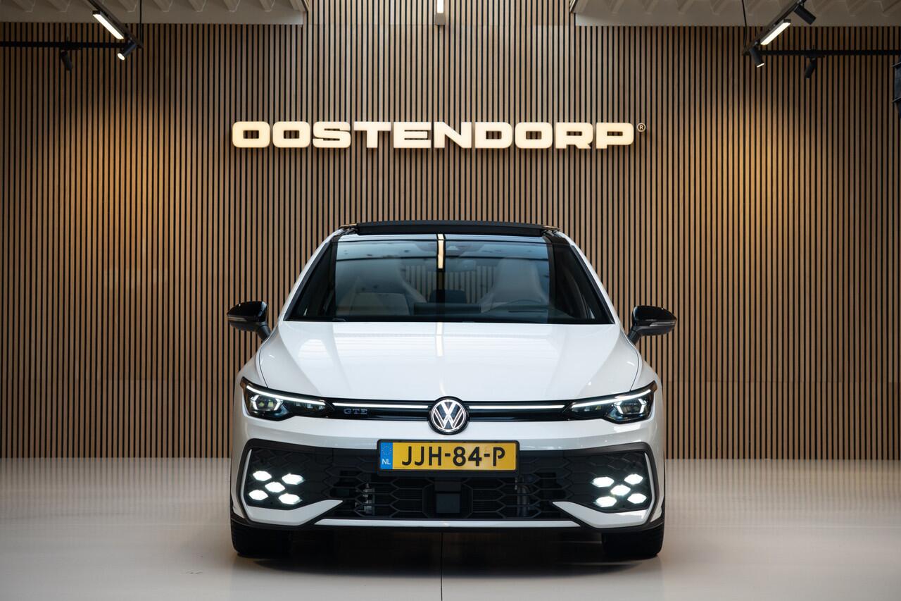 Volkswagen GOLF 1.5/272pk eHybrid GTE|2025|Panoramadak|Leer+Memory|Matrix LED|Trekhaak|19"Blackstyle|Cruise+ACC|PDC+Assist+Camera|LED-Mistlampen|VOL!