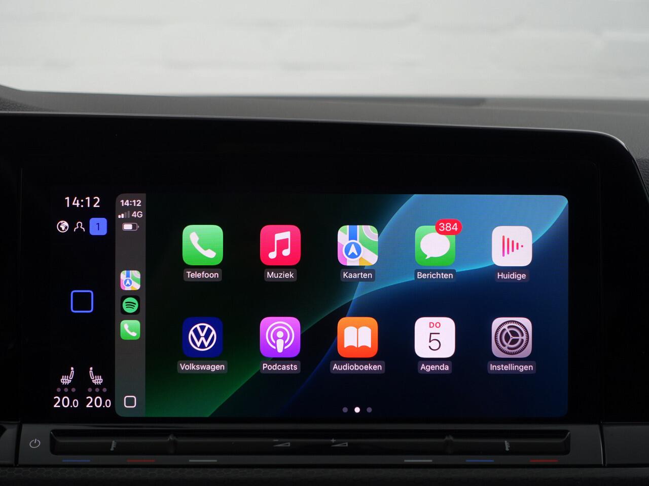 Volkswagen GOLF 1.4 eHybrid 242pk GTE Aut- Panoramadak, Stuur/Stoelverwarming, CarPlay, Android auto, Ada Cruise, Sfeerverlichting