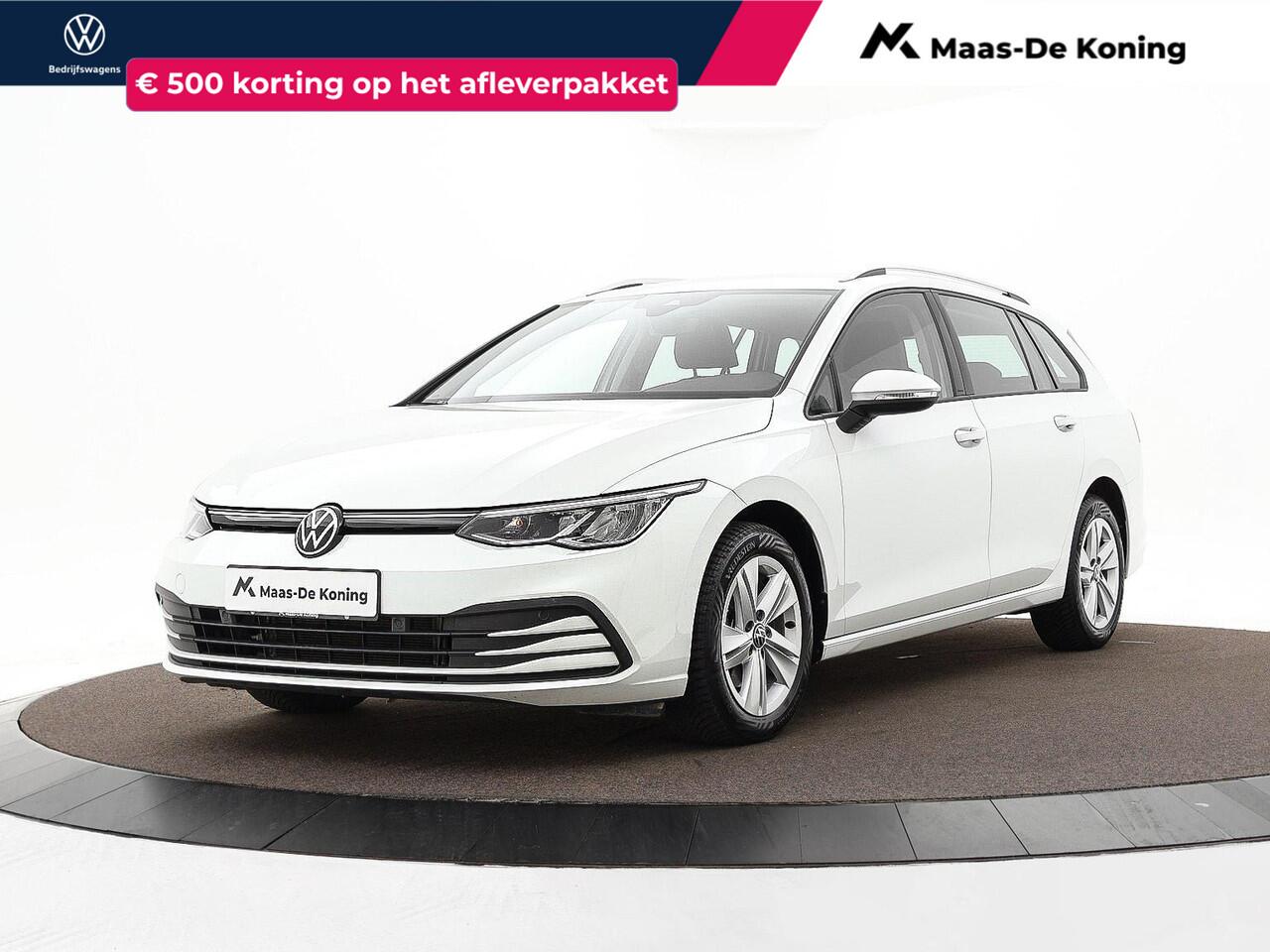 Volkswagen GOLF Variant 1.0 eTSI 110pk DSG Life · Camera · Elek.Trekhaak · Apple/Android Car Play · Navigatie · Sfeerverlichtiing · 16'' Inch · Garantie t/m 08-06-2027 of 100.000km