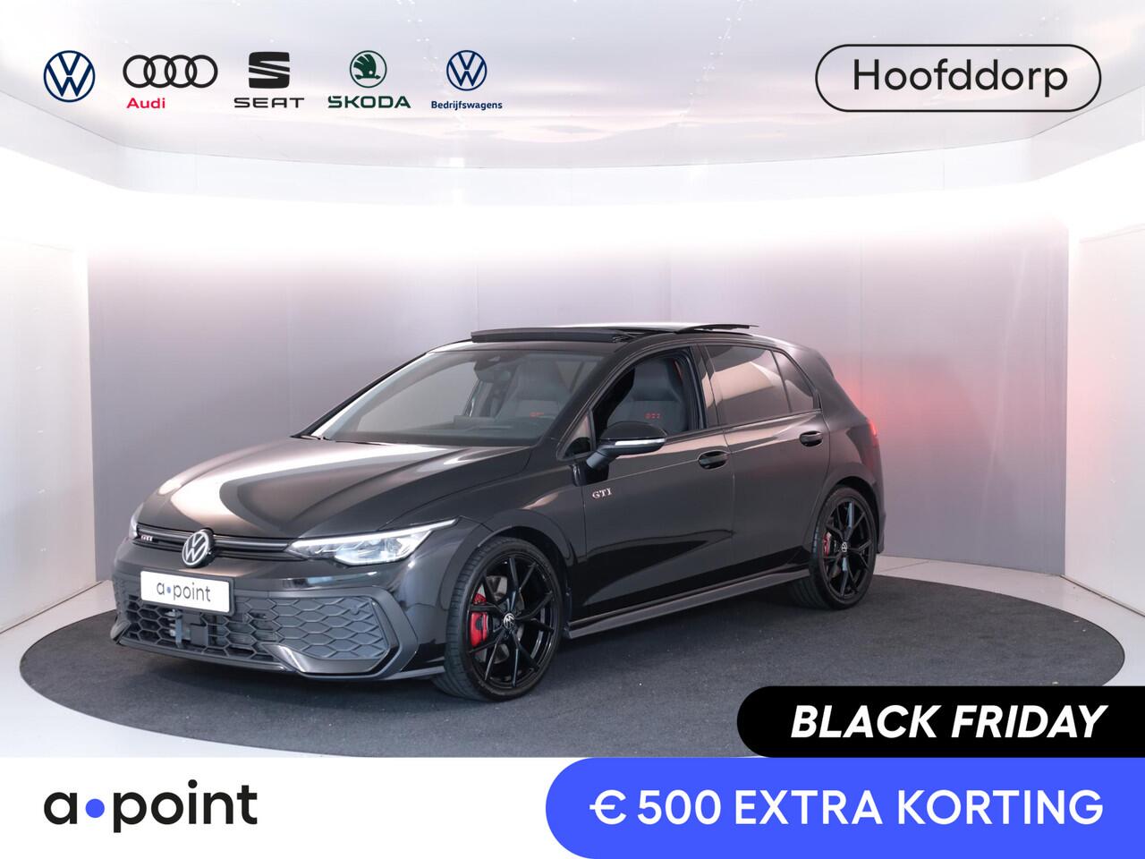 Volkswagen GOLF 2.0 TSI GTI 265PK DSG | Verlengde garantie | Panorama dak | Head up Display | Blackstyle | 19"LM velgen |