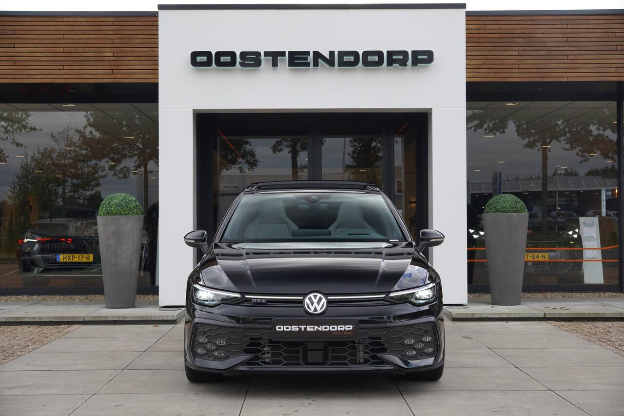 Volkswagen GOLF 1.5/272pk eHybrid GTE|2025|Panoramadak|Leer+Memory|Matrix LED|Trekhaak|19"Blackstyle|Cruise+ACC|PDC+Assist+Camera|LED-Mistlampen|VOL!