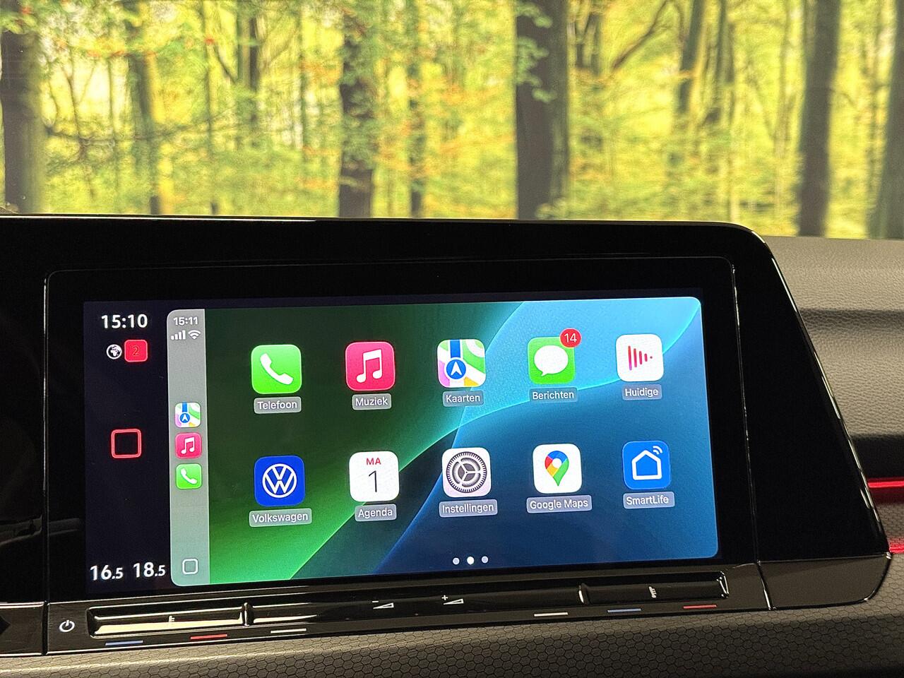 Volkswagen GOLF 2.0 TDI GTD | 200 PK! | Apple Carplay | Android Auto | Sfeerverlichting | Navigatie | Adaptieve Cruise Control | Lane Assist | IQ Light | LED | DAB | Dodehoek Sensor |