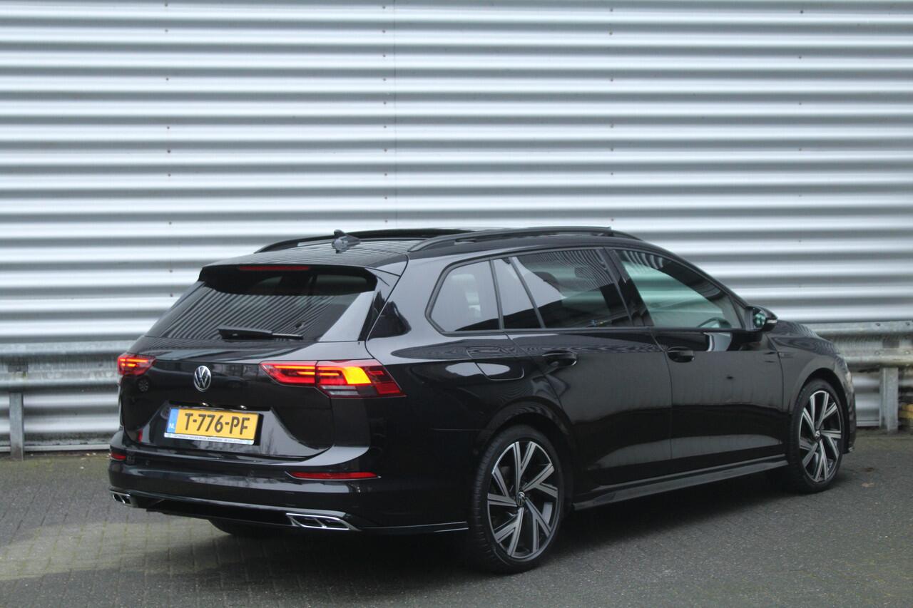 Volkswagen GOLF Variant 1.5 eTSI 150pk R-Line DSG7 Panoramadak BTW NL-Auto NAP Clima Cruise Navi Camera Keyless LED Plus 18"LMV