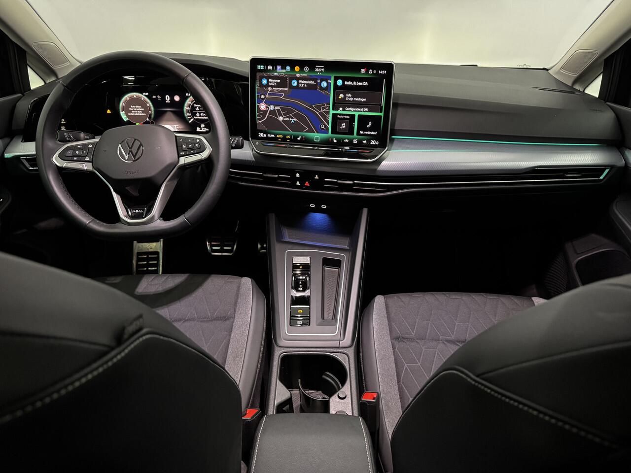 Volkswagen GOLF 1.5 e tsi Hybrid GOAL Edition Half leder, Navi, Winterpakket, Virtual desk, Sfeerverlichting, Keyless start, Cruise control, Parkeersensoren