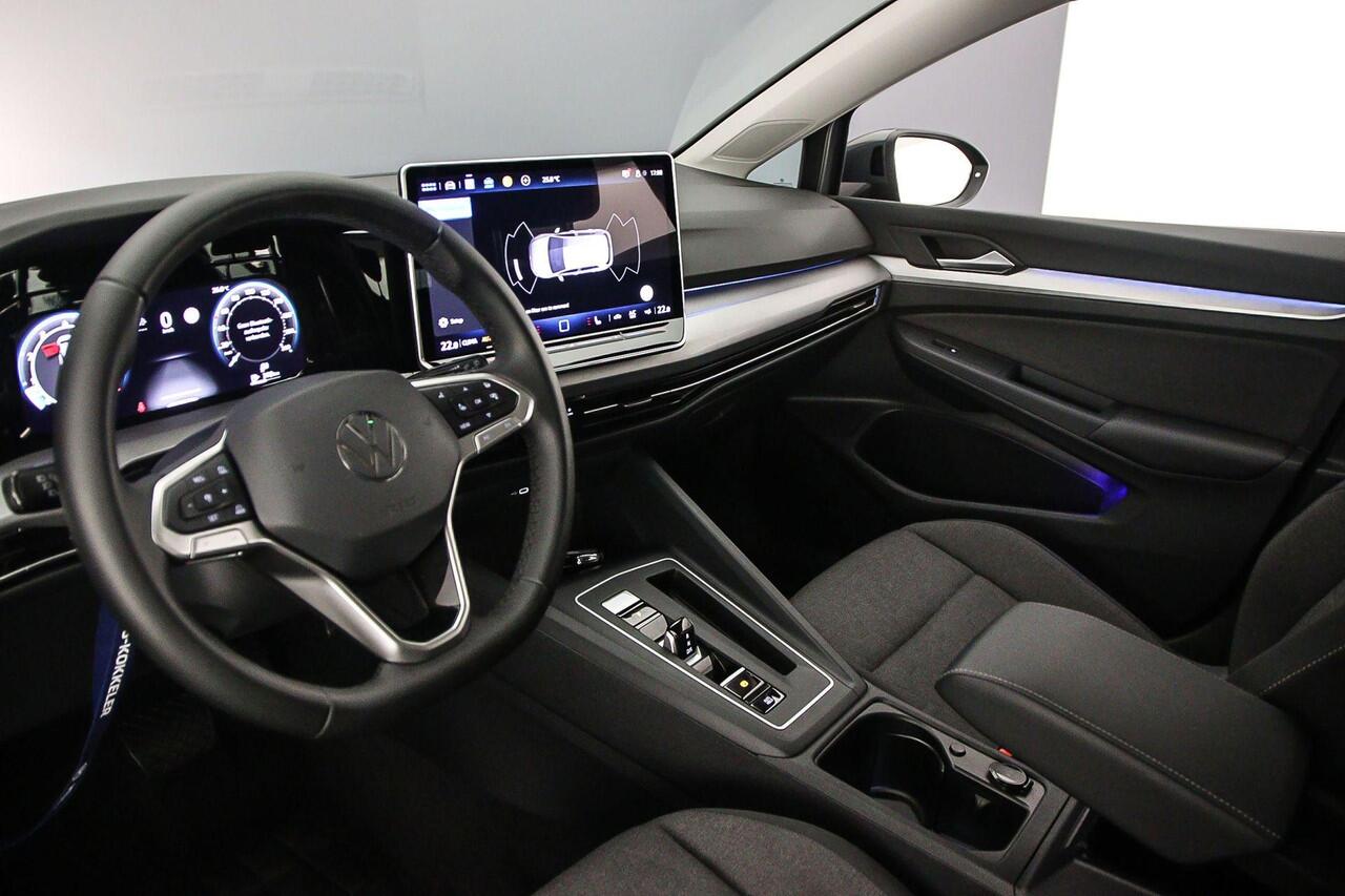 Volkswagen GOLF Life Edition 1.5 eTSI 115pk DSG Automaat Adaptive cruise control, Parkeersensoren, Stoelverwarming, App connect, LED koplampen, Airco, DAB, Radio