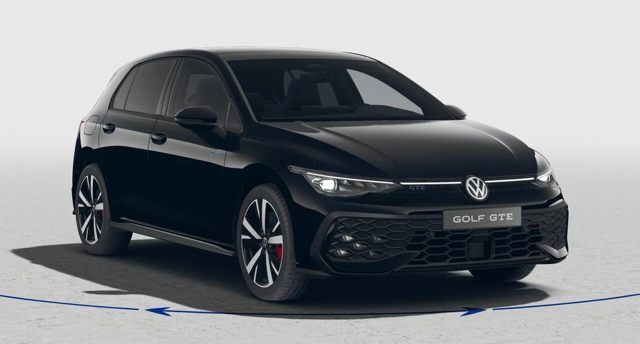 Volkswagen GOLF 1.5 eHybrid GTE 272 pk | Panorama dak | Stoel/Stuur verwarming | 360* Camera | Schuif/Kantel dak | Adaptive cruise controler | Keyless start | Apple CarPlay/Android Auto | Draadloze telefoonlader | IQ.Lights | Climate controle | Parkeersensoren V+A | Navi