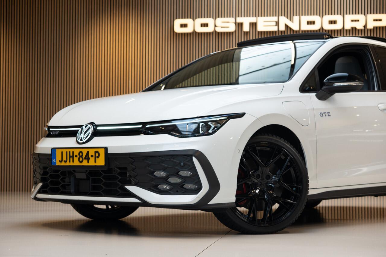 Volkswagen GOLF 1.5/272pk eHybrid GTE|2025|Panoramadak|Leer+Memory|Matrix LED|Trekhaak|19"Blackstyle|Cruise+ACC|PDC+Assist+Camera|LED-Mistlampen|VOL!