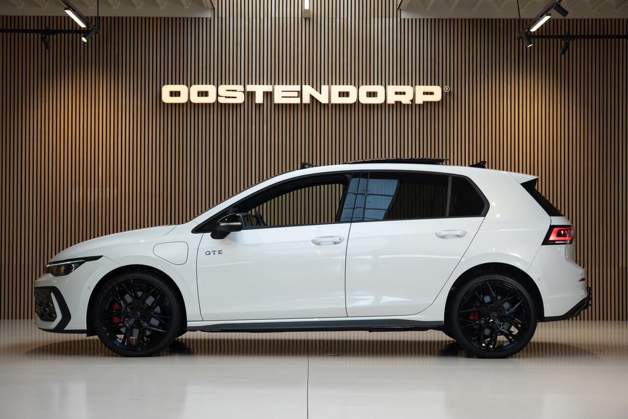 Volkswagen GOLF 1.5/272pk eHybrid GTE|2025|Panoramadak|Leer+Memory|Matrix LED|Trekhaak|19"Blackstyle|Cruise+ACC|PDC+Assist+Camera|LED-Mistlampen|VOL!