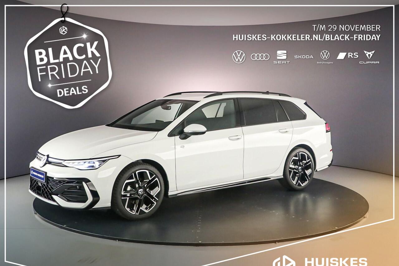 Volkswagen GOLF Variant R-Line Edition 1.5 eTSI 115pk DSG Automaat Adaptive cruise control, LED matrix koplampen, 360 camera, Navigatie, Elektrische achterklep, Stuurwiel verwarmd, Parkeersensoren