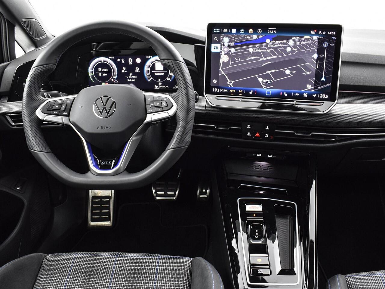 Volkswagen GOLF 1.5 272pk DSG eHybrid GTE · Apple/Android Car Play · Camera · Navigatie · Stoelverwarming · Dodehoek Detectie · Trekhaak · 18'' Inch · Garantie t/m 06-02-2030 of 100.000km