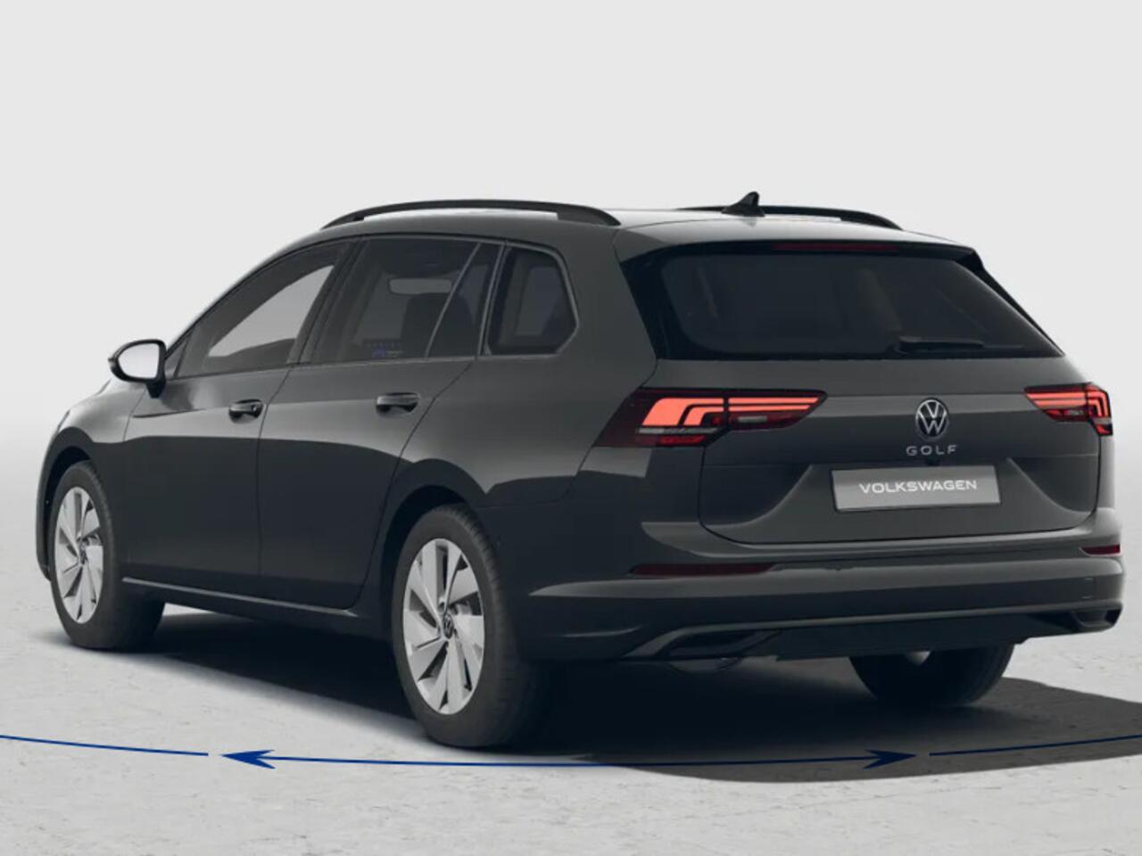 Volkswagen GOLF variant Life Edition 1.5 eTSI 116 pk 7 versn. DSG · Achteruitrijcamera · draadloze telefoonlader · Trekhaak inklapbaar, met elektrische ontgrendeling ·
