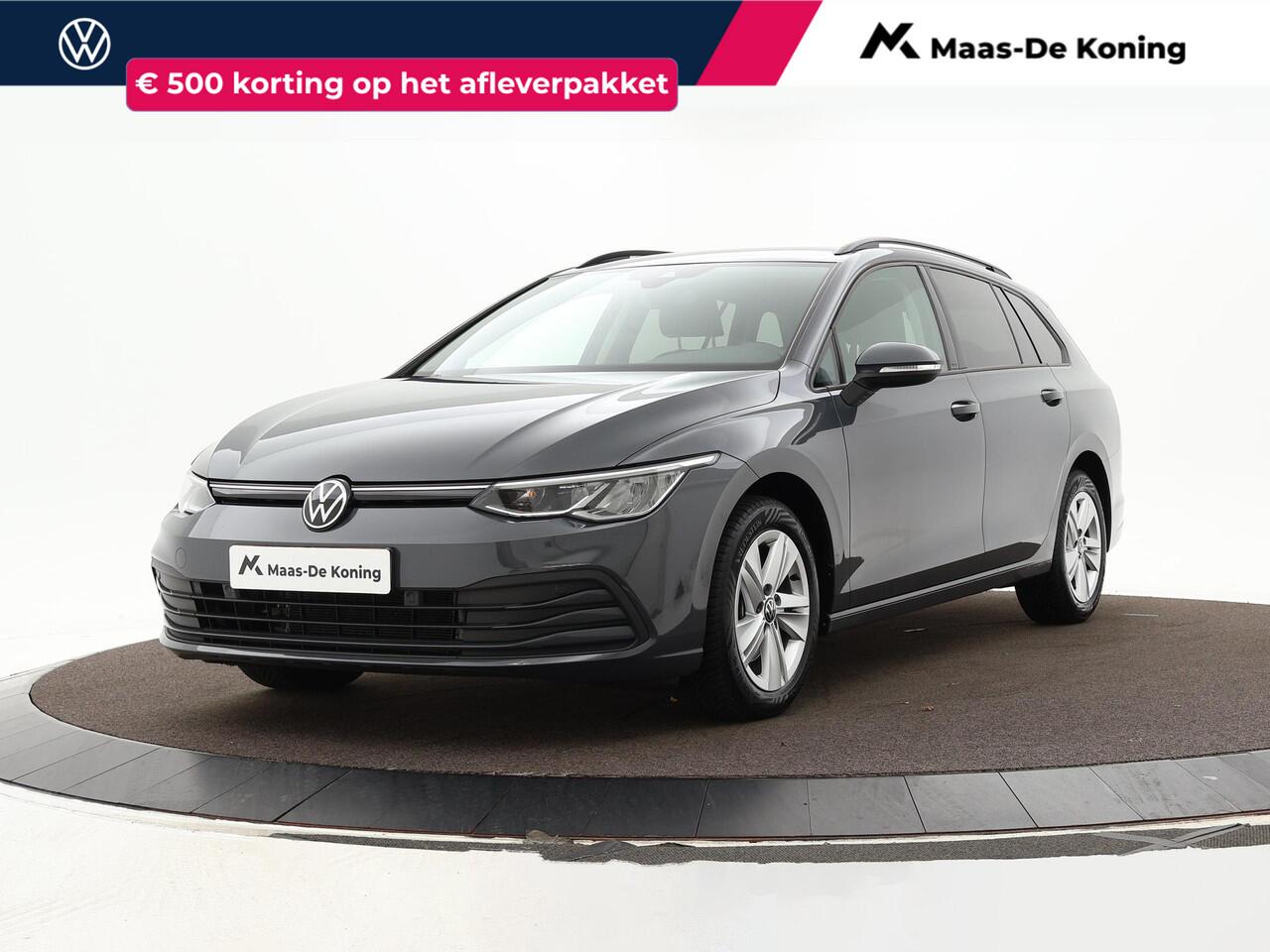 Volkswagen GOLF Variant 1.0 TSI 110pk Life · Camera · Elek. Trekhaak · Apple/Android Car Play · Navigatie · P-sensoren · 16'' Inch · Garantie t/m 08-05-2027 of 100.000km