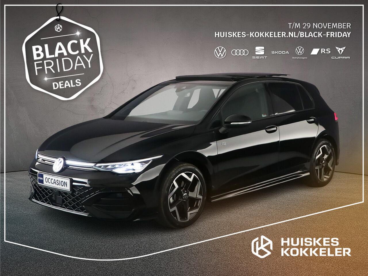 Volkswagen GOLF R-Line Edition 1.5 eTSI 150pk DSG Automaat Panoramadak, LED matrix koplampen, Harman Kardon audio, Adaptive cruise control, Achteruitrijcamera, Navigatie