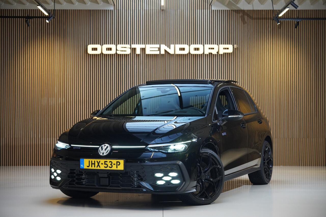 Volkswagen GOLF 1.5/272pk eHybrid GTE|2025|Panoramadak|Leer+Memory|Matrix LED|Trekhaak|19"Blackstyle|Cruise+ACC|PDC+Assist+Camera|LED-Mistlampen|VOL!