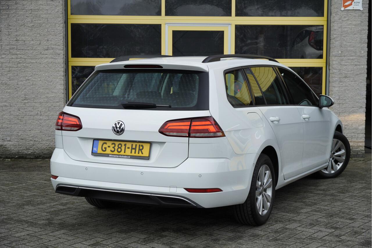Volkswagen GOLF Variant 1.5 TGI CNG 131PK! Automaat Comfortline BJ2019 Lmv 16" | Led | Pdc | Elek. trekhaak | Climate control | Cruise control | Getint glas