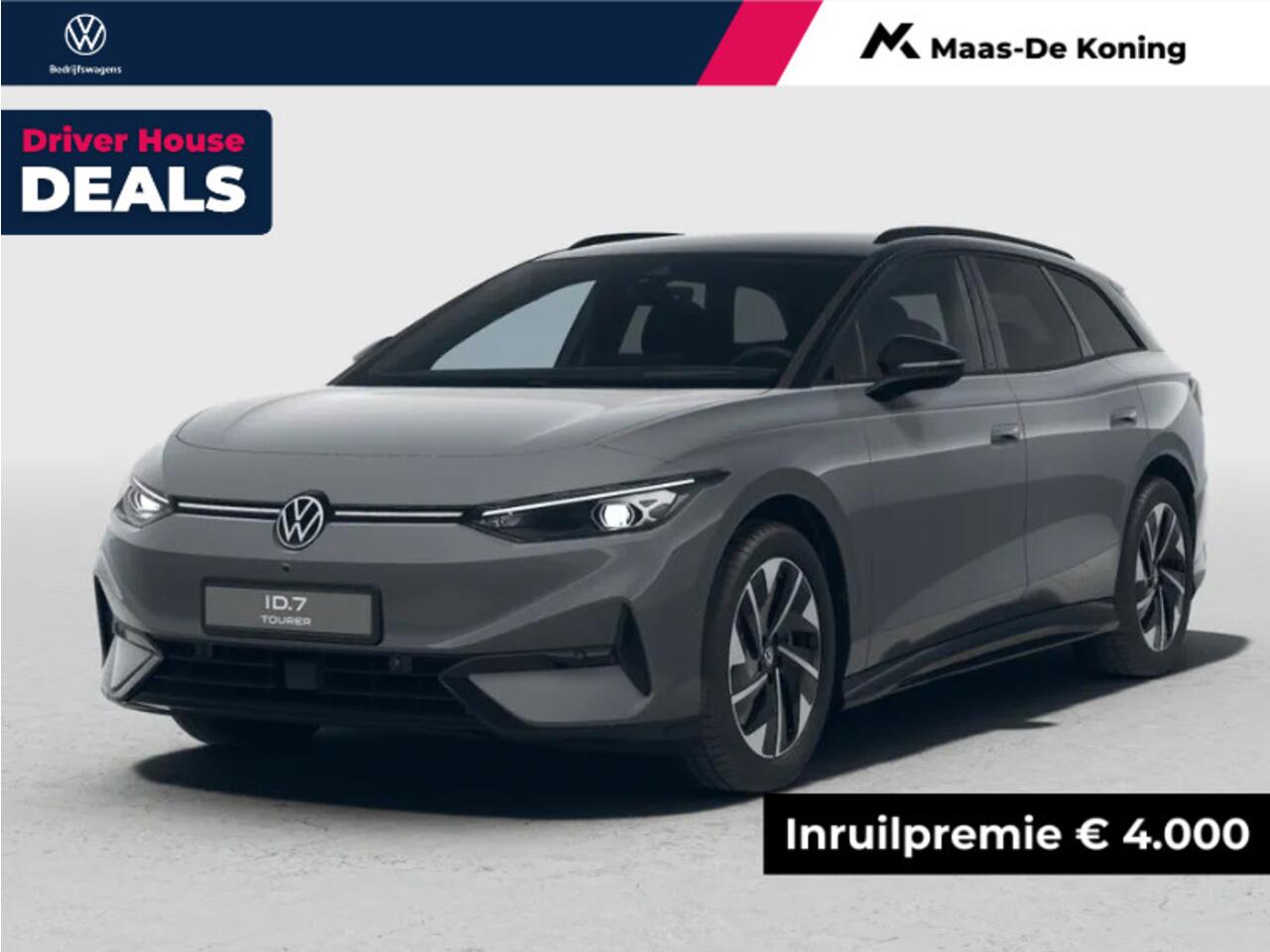 Volkswagen ID ID.7 Tourer Pro Limited Edition 77 kWh accu 286 PK · Stuurwiel verwarmd · Draadloze telefoonlader · 360 Rondomzicht camera · Prijs is inclusief inruilpremie ·