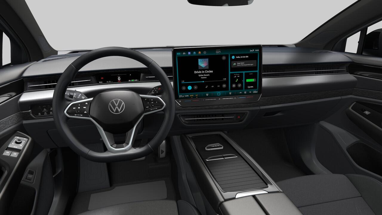Volkswagen ID ID.7 Tourer 1st Edition | 'App-Connect' draadloze smartphone integratie | Achterbank in ongelijke delen neerklapbaar incl. middenarmsteun en doorlaadmogelijkheid | Afstandscontrolesysteem (Front Assist), met voetgangers- en fietsersherkenning