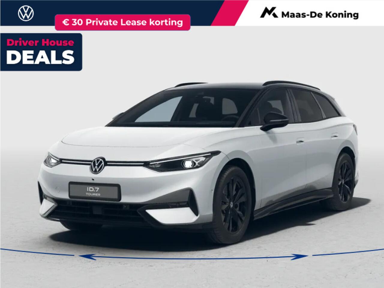 Volkswagen ID ID.7 Tourer Limited Edition 77 kWh accu 286 pk · Draadloze telefoonlader · Achteruitrijcamera · Multifunctioneel stuurwiel ·