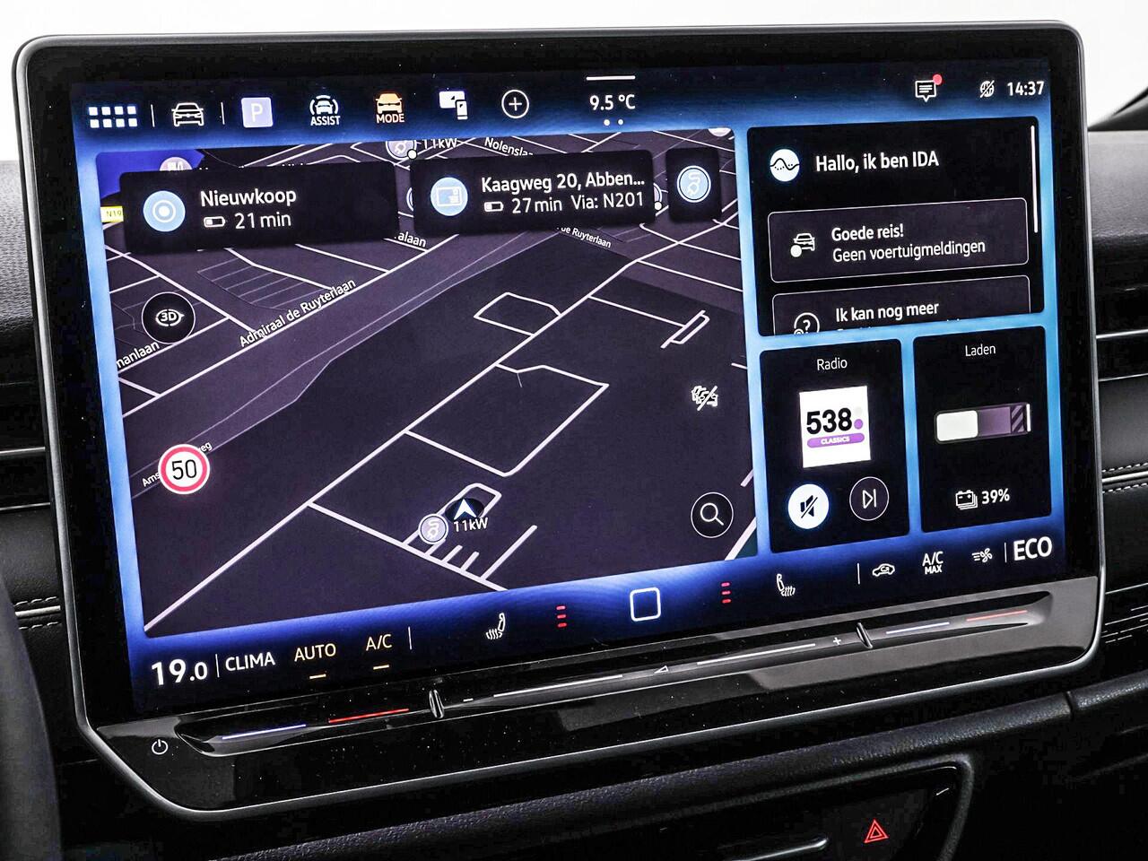 Volkswagen ID ID.7 Pro Limited Edition 77 kWh accu 286 pk · Achteruitrijcamera · Draadloze telefoonverbinding · LEDER INTERIEUR - 20 INCH Winterset