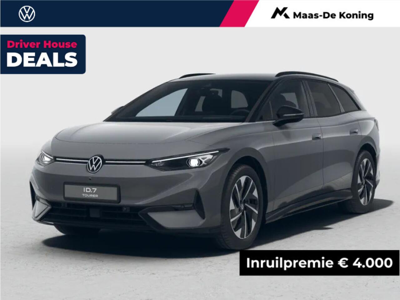 Volkswagen ID ID.7 Tourer Pro Limited Edition 77 kWh accu 286 PK · Stuurwiel verwarmd · Draadloze telefoonlader · 360 Rondomzicht camera · Prijs is inclusief inruilpremie ·