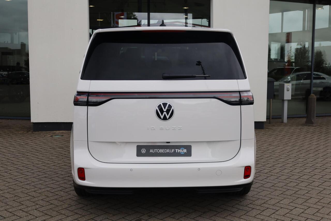 Volkswagen ID. Buzz Pro Bulli 86 kWh LWB 7p. 268PK / 210kW LED Matrix IQ.Light, rondomzicht camera, voorstoelen verwarmbaar met massagefunctie, Apple Carplay & Android Auto, achteruitrijcamera, elektrische schuifdeur links + rechts, Keyless Entry, dynamische grootlichtassist