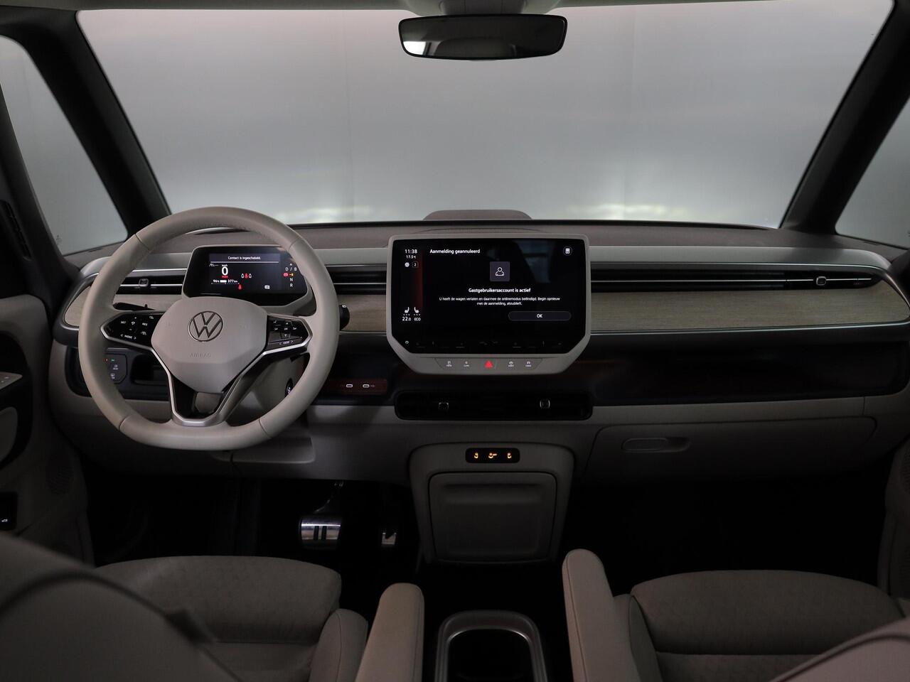 Volkswagen ID. Buzz Pro 77kWh 204PK | "Art Velours" bekleding | Elektrische trekhaak | Elektrische schuifdeuren | Matrix koplampen | Keyless entry | 360 graden camera |