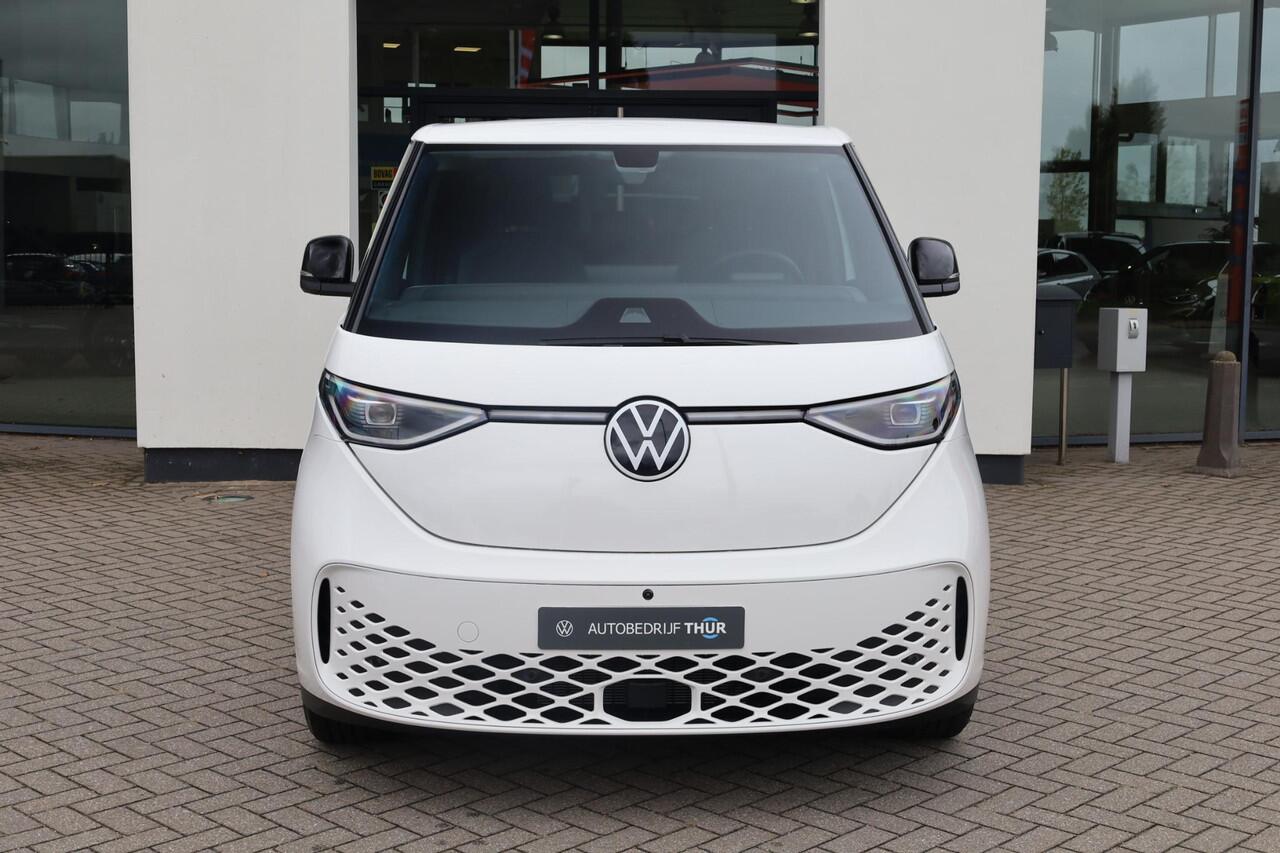 Volkswagen ID. Buzz Pro Bulli 86 kWh LWB 7p. 268PK / 210kW LED Matrix IQ.Light, rondomzicht camera, voorstoelen verwarmbaar met massagefunctie, Apple Carplay & Android Auto, achteruitrijcamera, elektrische schuifdeur links + rechts, Keyless Entry, dynamische grootlichtassist