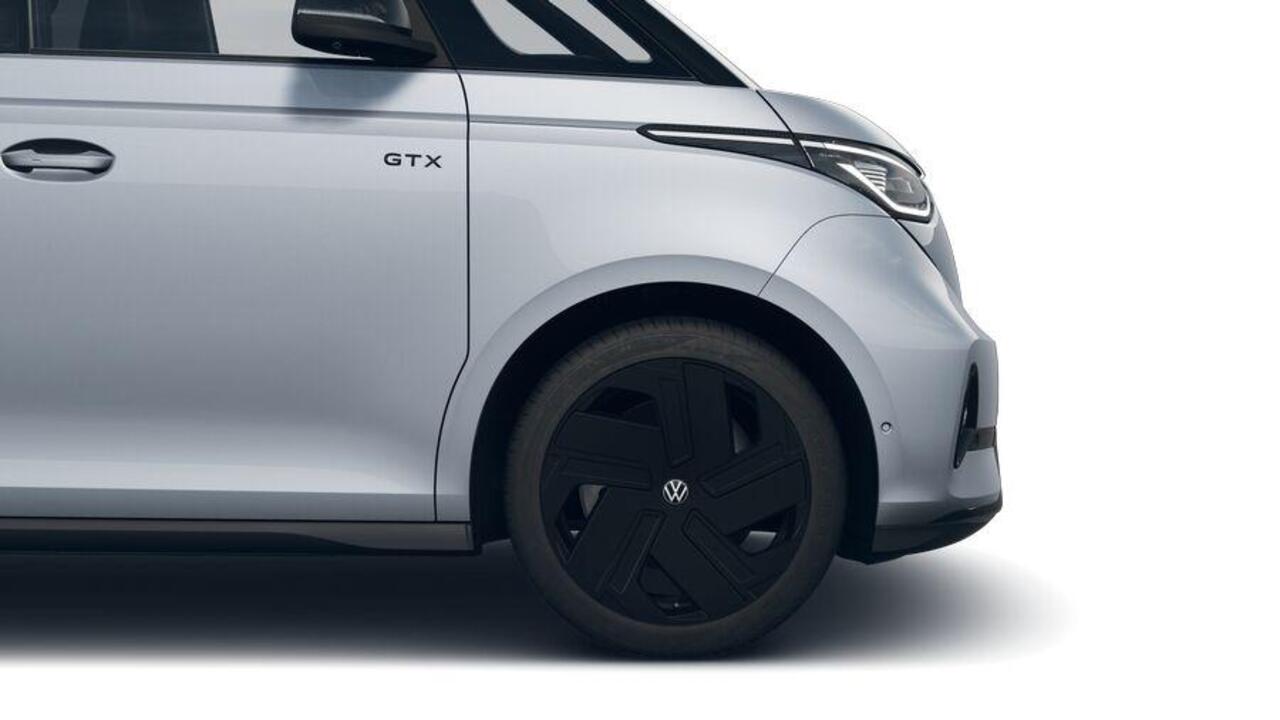 Volkswagen ID. Buzz Bedrijfswagens GTX 250 kW (340 pk) 4M Elektromotor 7pers | 7 zits pakket | Bekleding, 'ArtVelours' GTX Premium | Velgen 'Caracas', 21 inch lichtmetaal | Levering 2025 | Open & Close Pakket Plus |