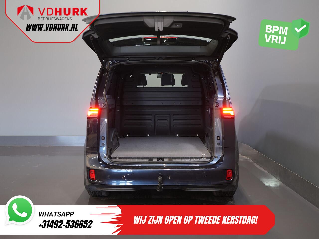 Volkswagen ID. Buzz Cargo 77 kWh 423km WLTP/ Adapt. Cruise/ Elek. Trekhaak/ Stoelverw./ Stuurverw./ Carplay/ Camera/ PDC/ LMV