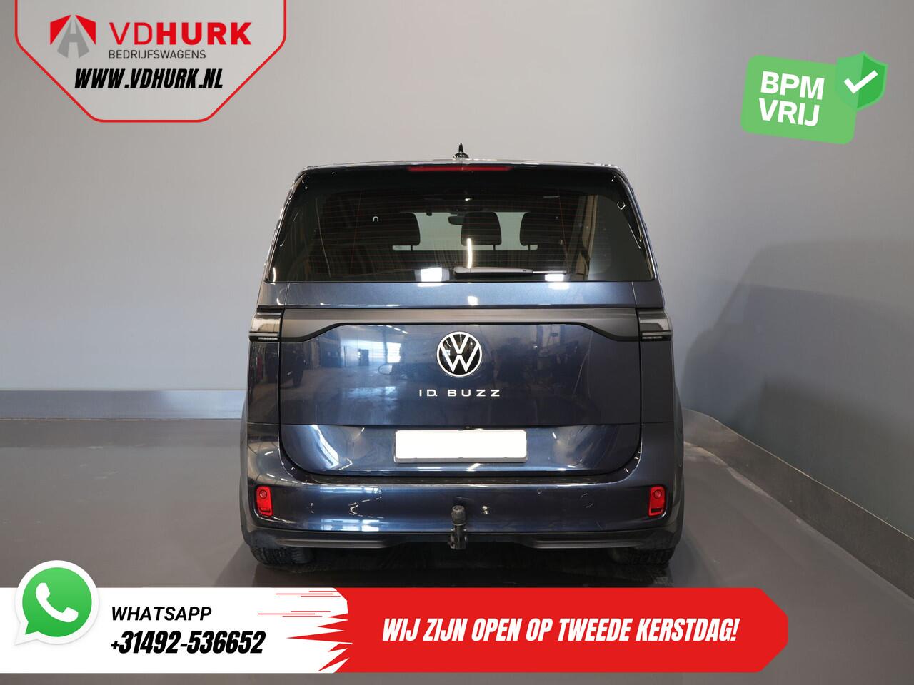 Volkswagen ID. Buzz Cargo 77 kWh 423km WLTP/ Adapt. Cruise/ Elek. Trekhaak/ Stoelverw./ Stuurverw./ Carplay/ Camera/ PDC/ LMV