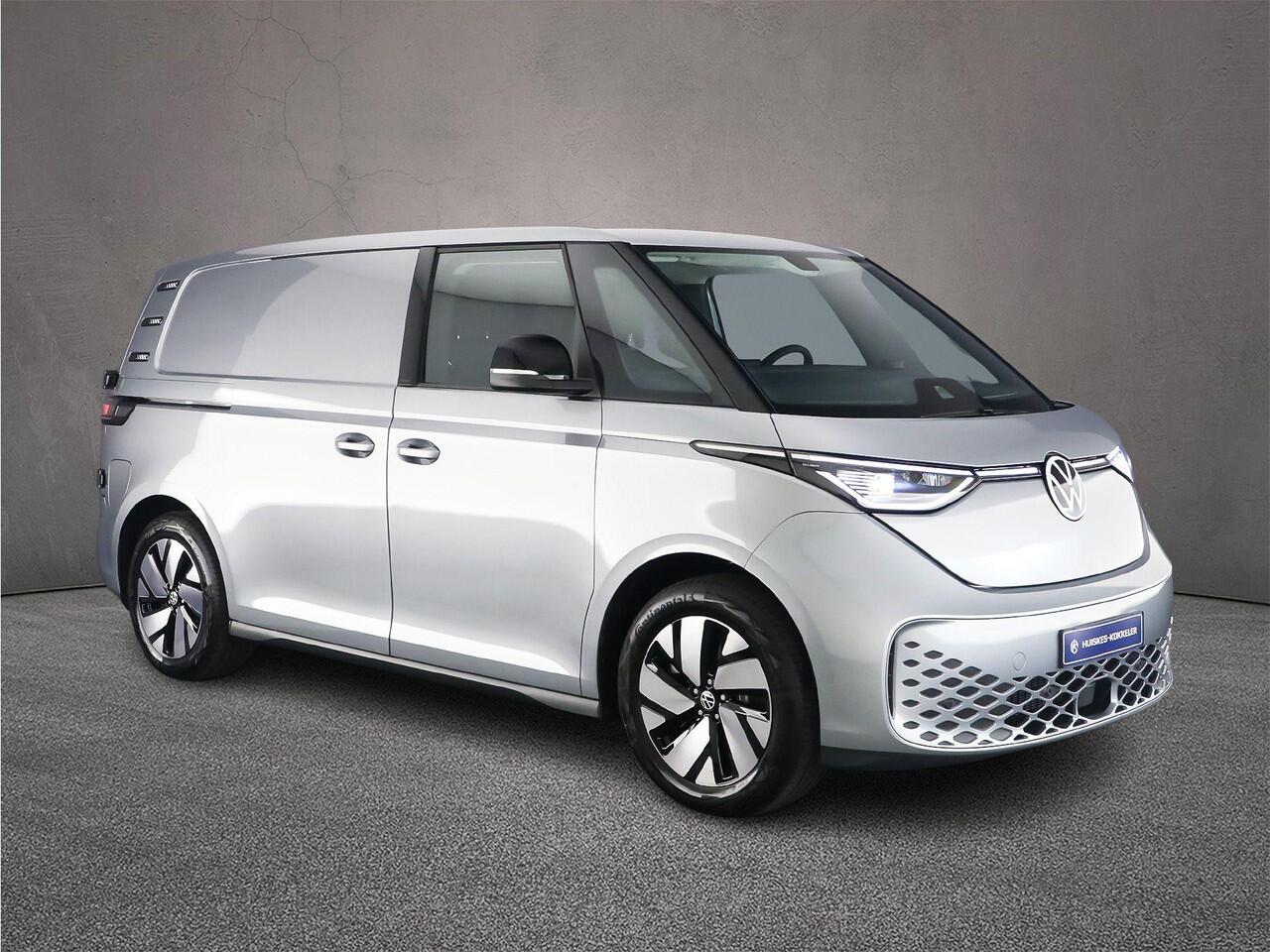 Volkswagen ID. Buzz Cargo Anniversary Edition 286pk 76 kWh > Gelimiteerde editie; netto prijs excl. BTW en kosten rijklaarmaken < | Trekhaak | Schuifdeur links | Alarm |