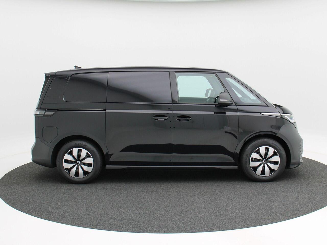 Volkswagen ID. Buzz Cargo Bedrijfswagens Economy Business 79 kWh 286 PK | Metallic zwart | App connect | 2 stoelen |