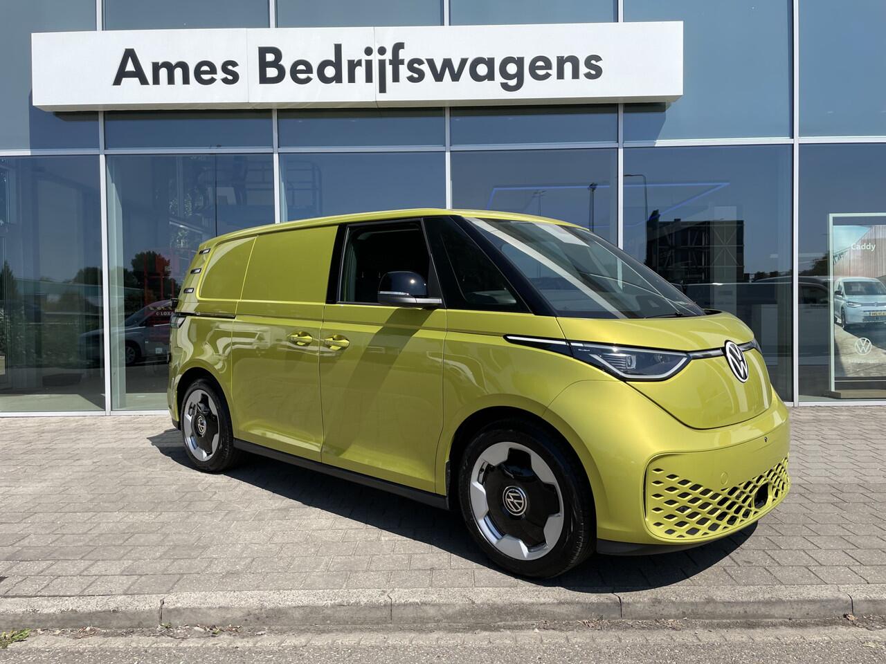 Volkswagen ID. Buzz Cargo Bulli edition 79 kWh Actieprijs! | 360 Camera | App Connect | Trekhaak | 3 Zits