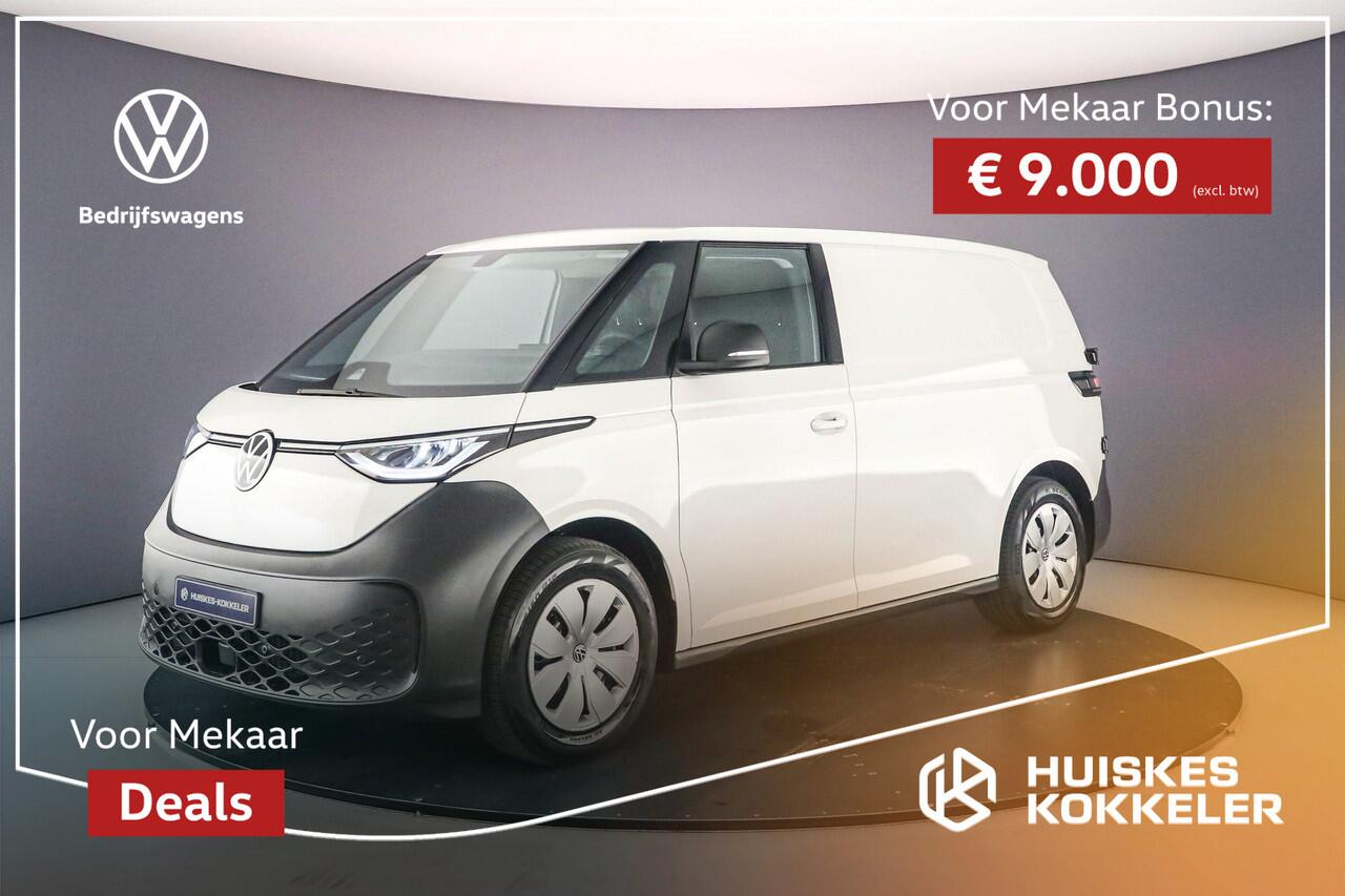 Volkswagen ID. Buzz Cargo Economy Business 59 kWh 170pk > Netto-ACTIE-Prijs; bij koop of leasen via HK / excl. kosten rijklaarmaken < | ACC | All-season banden | Achteruitrijcamera |