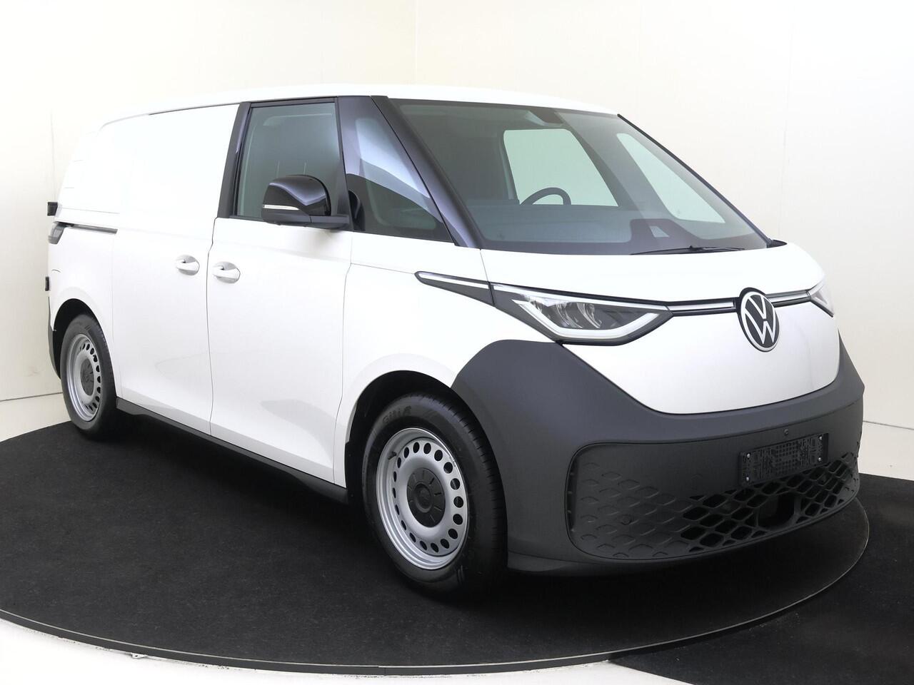 Volkswagen ID. Buzz Cargo Bedrijfswagens Economy Business 125 kW (170 pk) Elektromotor | Voorstoelen verwarmbaar | Bekleding, stof robuust | 360 graden camera | Trekhaak | Assistance pakket plus |