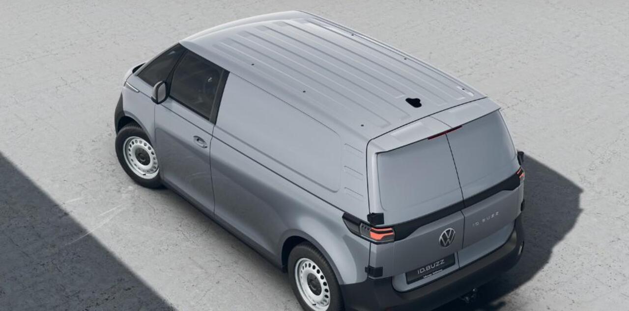 Volkswagen ID. Buzz Cargo Bedrijfswagens Economy Business 125 kW (170 pk) Elektromotor | Voorstoelen verwarmbaar | Bekleding, stof robuust | 360 graden camera | Trekhaak | Assistance pakket plus |