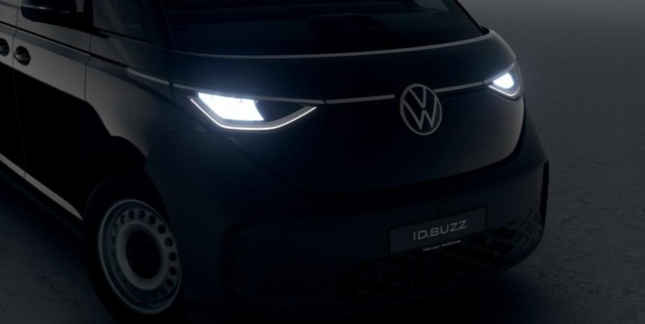 Volkswagen ID. Buzz Cargo Bedrijfswagens Economy Business 210 kW (286 pk) Elektromotor | Voorstoelen verwarmbaar | Bekleding, stof robuust | 360 graden camera | Trekhaak | Assistance pakket plus |