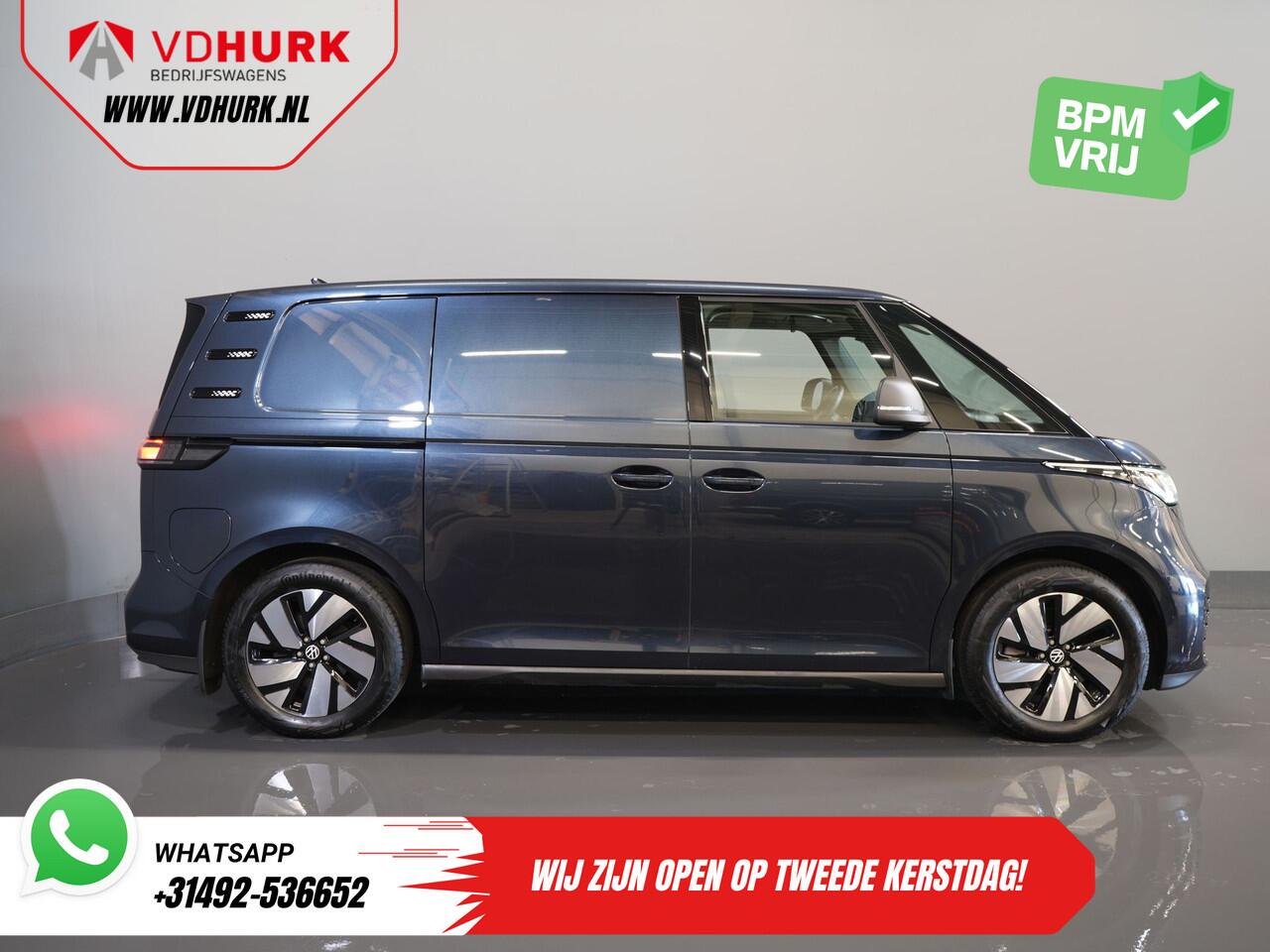 Volkswagen ID. Buzz Cargo 77 kWh 423km WLTP/ Adapt. Cruise/ Elek. Trekhaak/ Stoelverw./ Stuurverw./ Carplay/ Camera/ PDC/ LMV