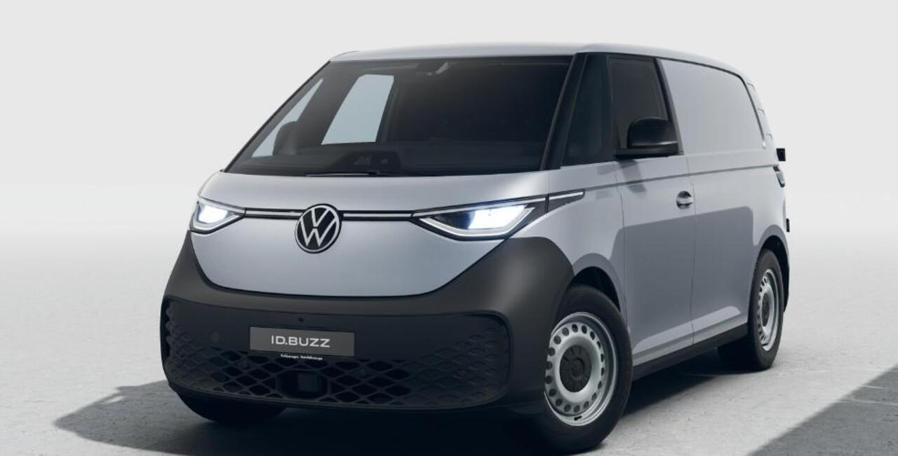 Volkswagen ID. Buzz Cargo Bedrijfswagens Economy Business 125 kW (170 pk) Elektromotor | Voorstoelen verwarmbaar | Bekleding, stof robuust | 360 graden camera | Trekhaak | Assistance pakket plus |