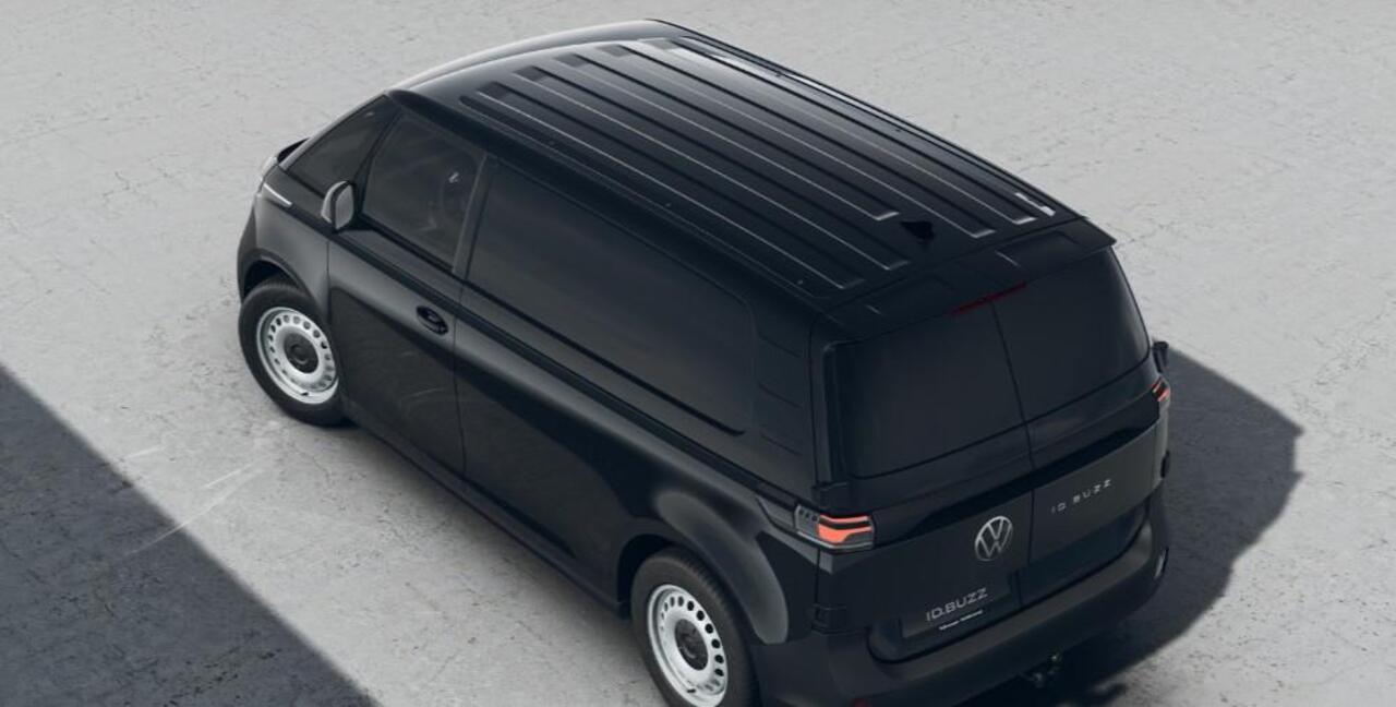 Volkswagen ID. Buzz Cargo Bedrijfswagens Economy Business 125 kW (170 pk) Elektromotor | Voorstoelen verwarmbaar | Bekleding, stof robuust | 360 graden camera | Trekhaak | Assistance pakket plus |