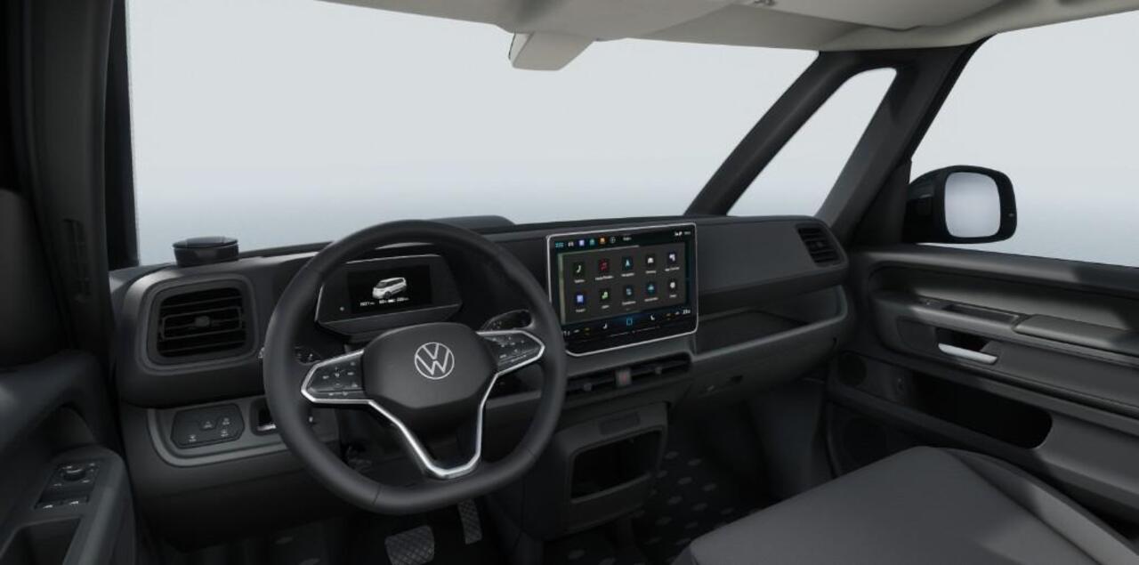Volkswagen ID. Buzz Cargo Bedrijfswagens Economy Business 210 kW (286 pk) Elektromotor | Voorstoelen verwarmbaar | Bekleding, stof robuust | 360 graden camera | Trekhaak | Assistance pakket plus |