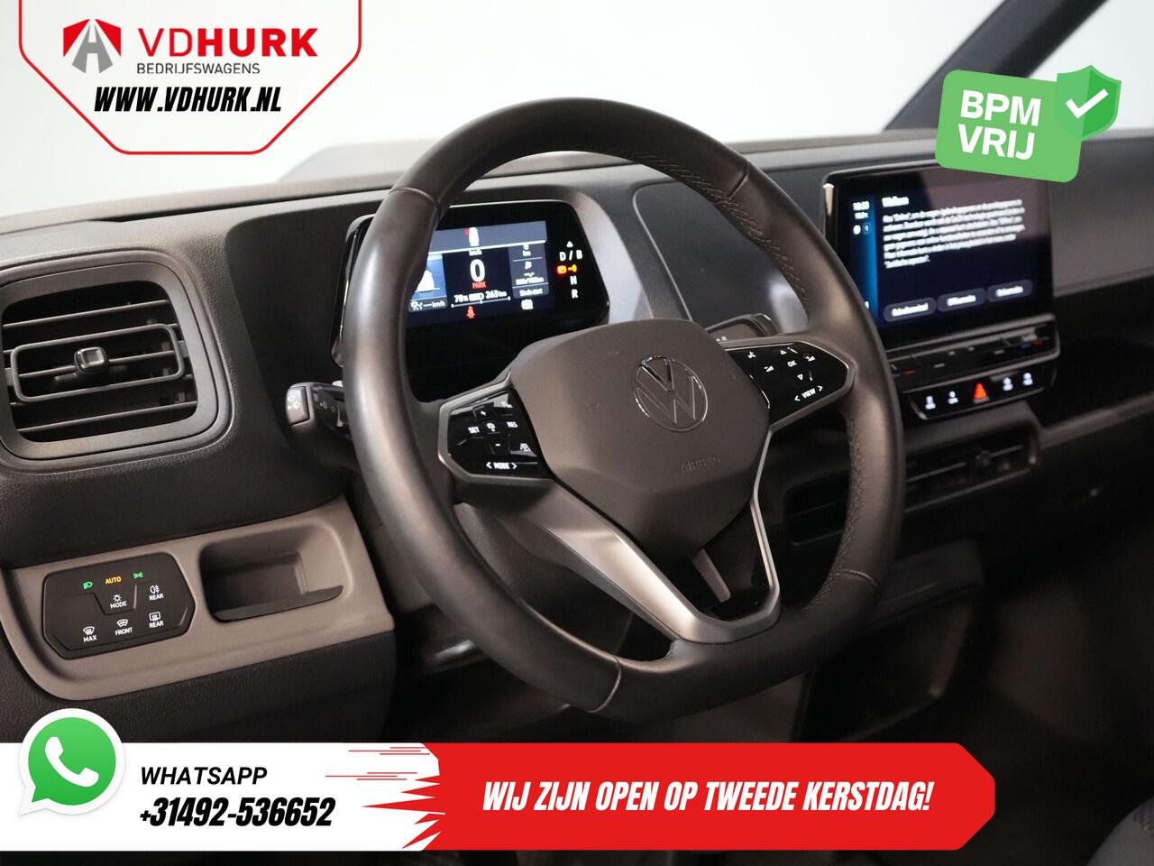 Volkswagen ID. Buzz Cargo 77 kWh 423km WLTP/ Adapt. Cruise/ Elek. Trekhaak/ Stoelverw./ Stuurverw./ Carplay/ Camera/ PDC/ LMV